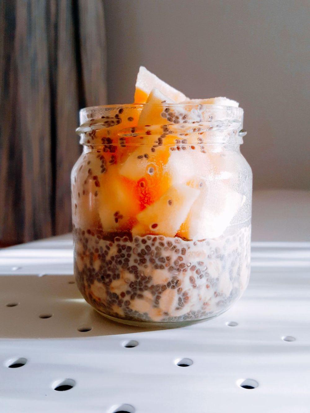 puding de avena y chía