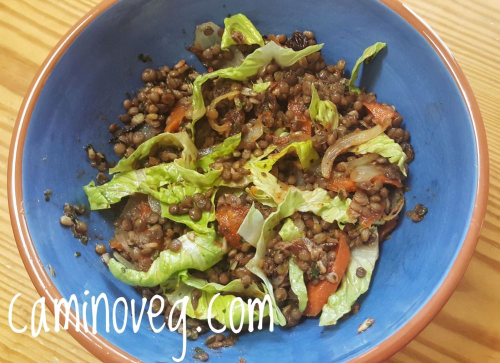 ensalada templada de lentejas 2